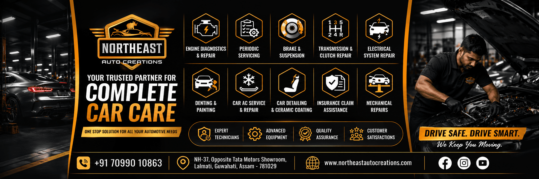 Car Repair and Service in Guwahati | Northeast Auto Creations